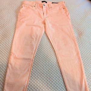 Banana Republic skinny light pink denim jeans